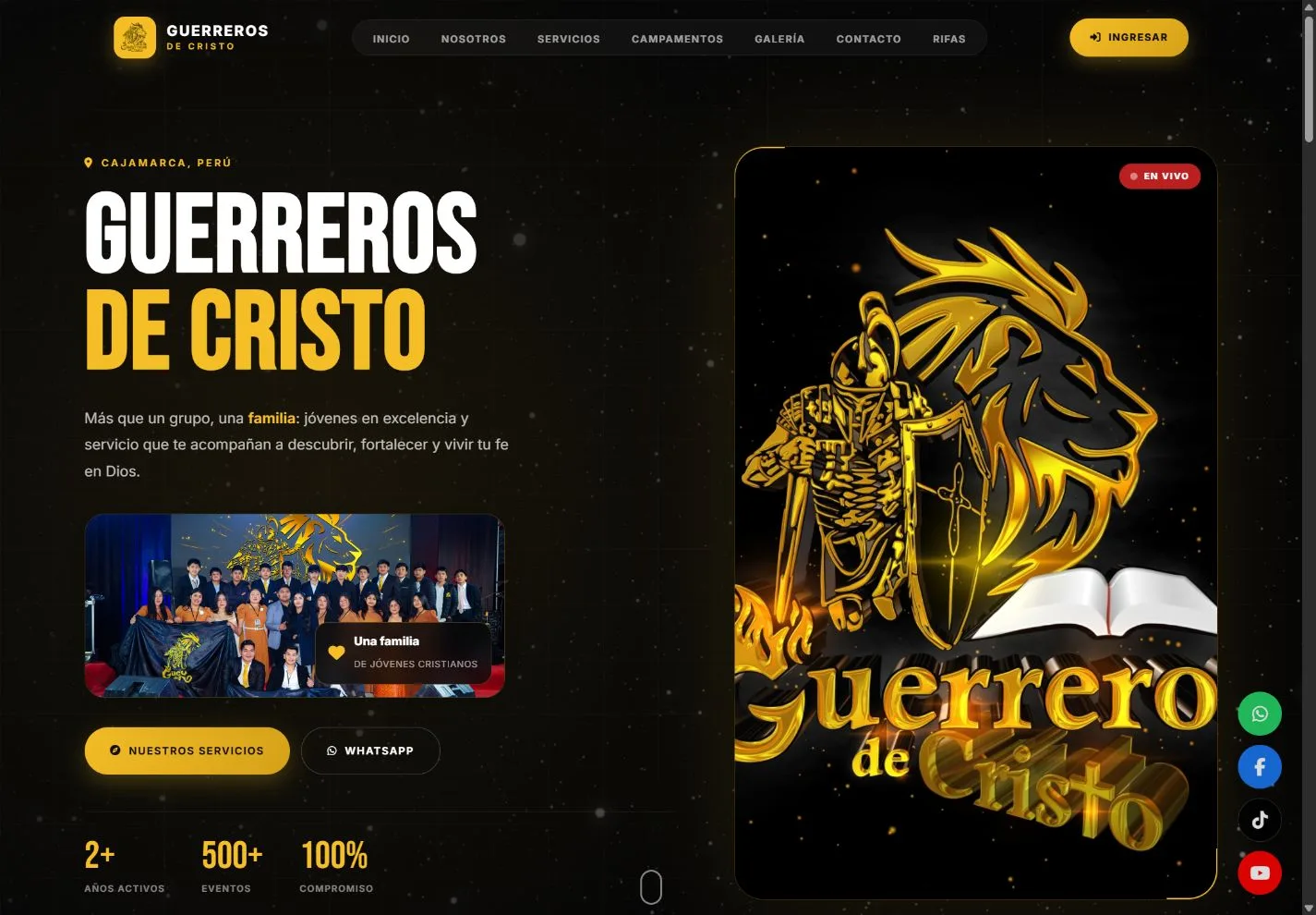 Captura real de Guerreros de Cristo